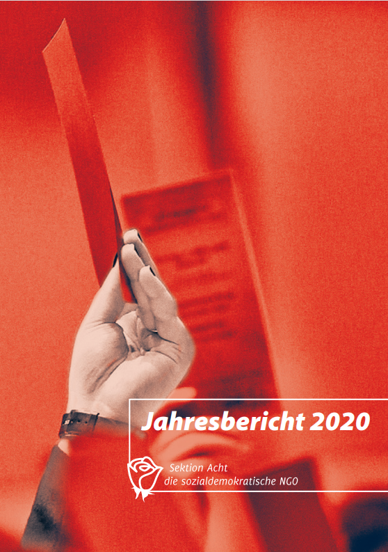 Titelseite des Jahresberichts 2020